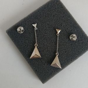 Lia Sophia silver Cairo earrings